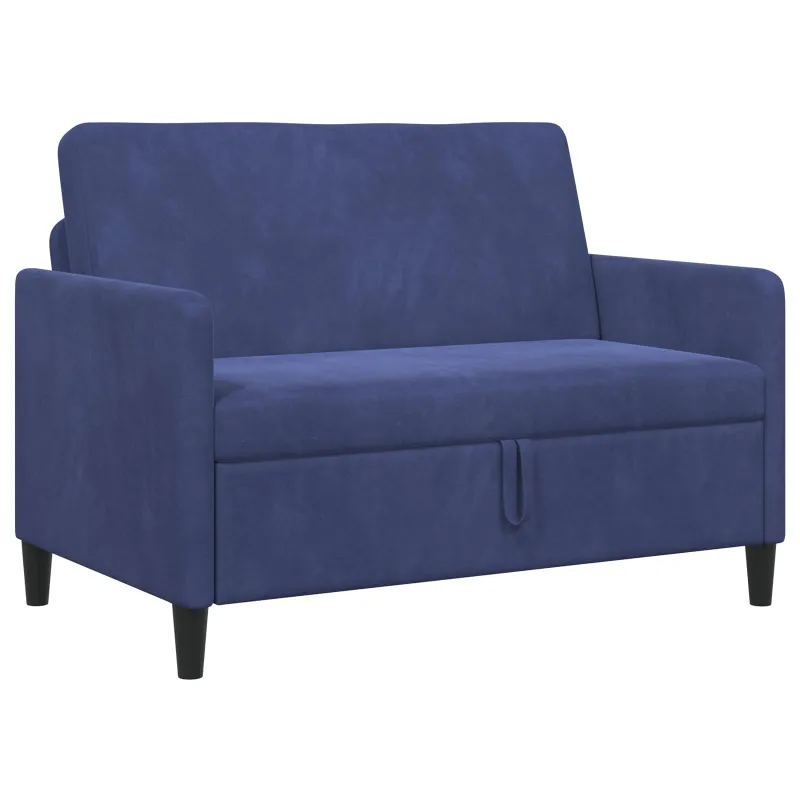 Sofa su saugojimo vieta Policijos mėlyna 122 x 78 x 87 cm