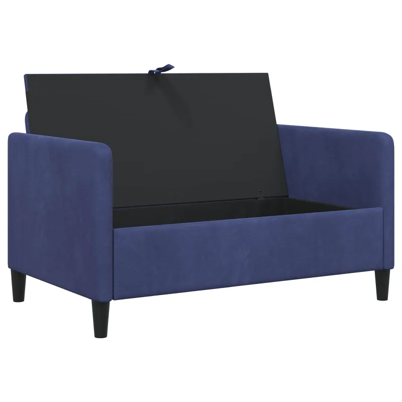 Sofa su saugojimo vieta Policijos mėlyna 122 x 78 x 87 cm