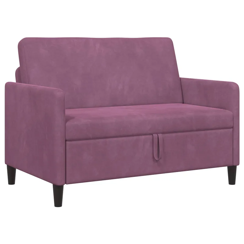 Sofa su saugojimo vieta Violetinė 122 x 78 x 87 cm Poliesteris