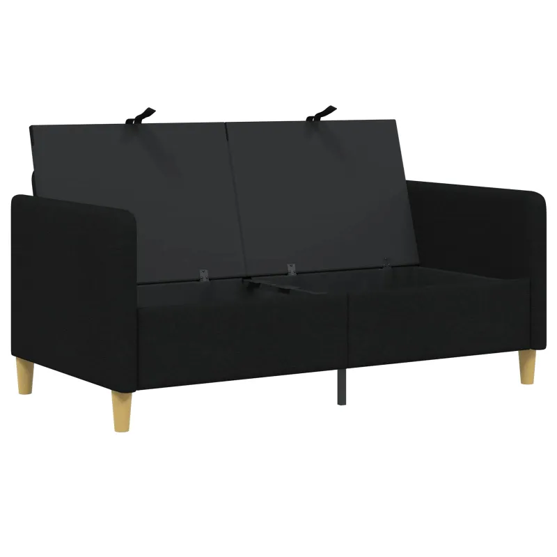 Sofa su saugojimo vieta Juoda 152 x 78 x 87 cm Poliesteris