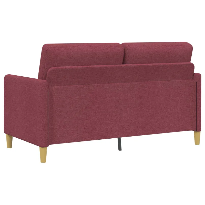 Sofa su saugojimo vieta Vyno raudona 152 x 78 x 87 cm