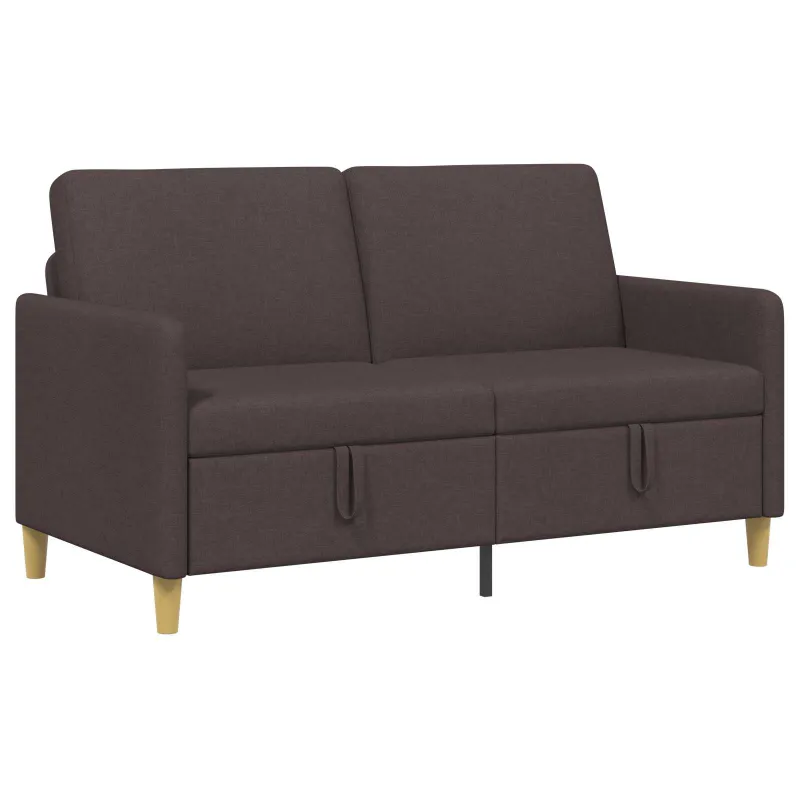 Sofa su saugojimo vieta Tamsiai rudas 152 x 78 x 87 cm