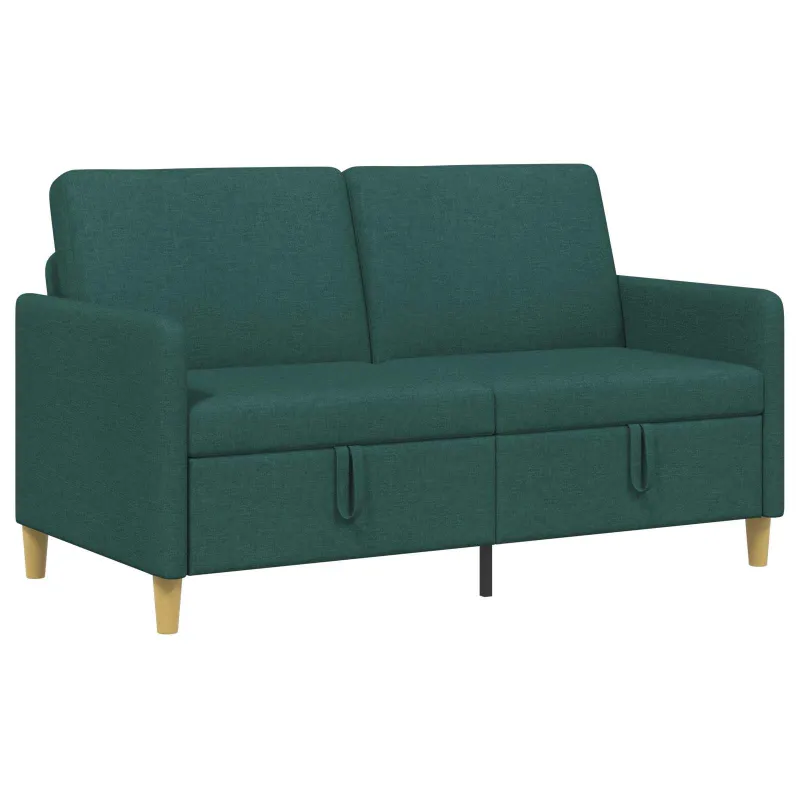 Sofa su saugojimo vieta Tamsiai žalia 152 x 78 x 87 cm