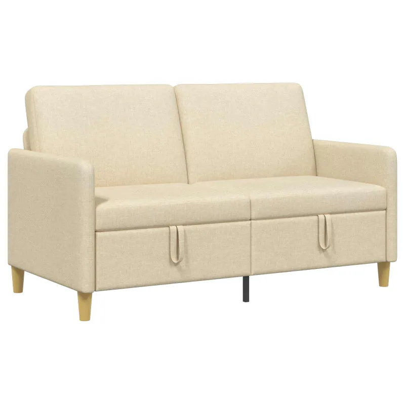 Sofa su saugojimo vieta Kreminė 152 x 78 x 87 cm Poliesteris