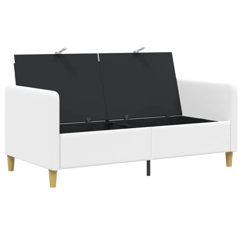 Sofa su saugojimo vieta Balta 152 x 78 x 87 cm Poliesteris
