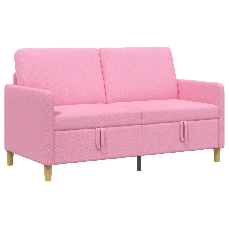 Sofa su saugojimo vieta Rožinė 152 x 78 x 87 cm Poliesteris