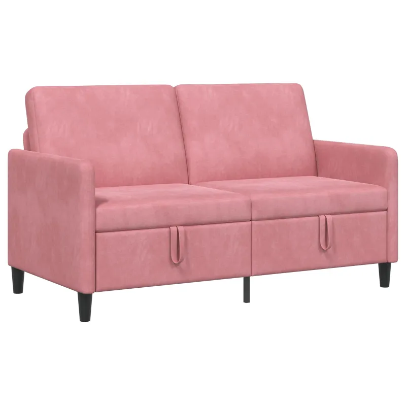 Sofa su saugojimo vieta Rožinė 152 x 78 x 87 cm Poliesteris