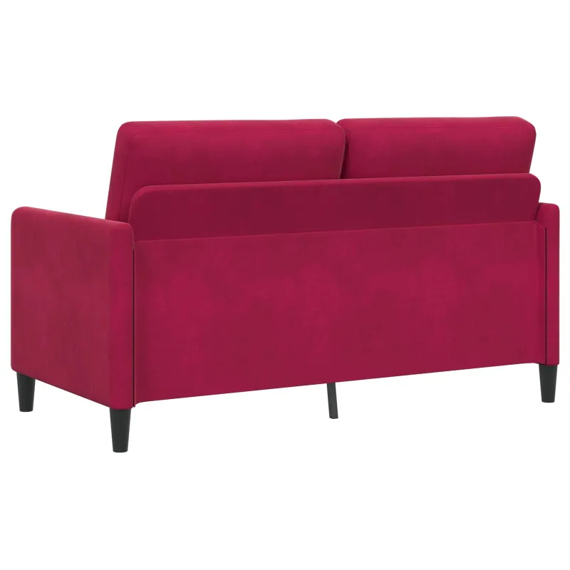 Sofa su saugojimo vieta Vyno raudona 152 x 78 x 87 cm
