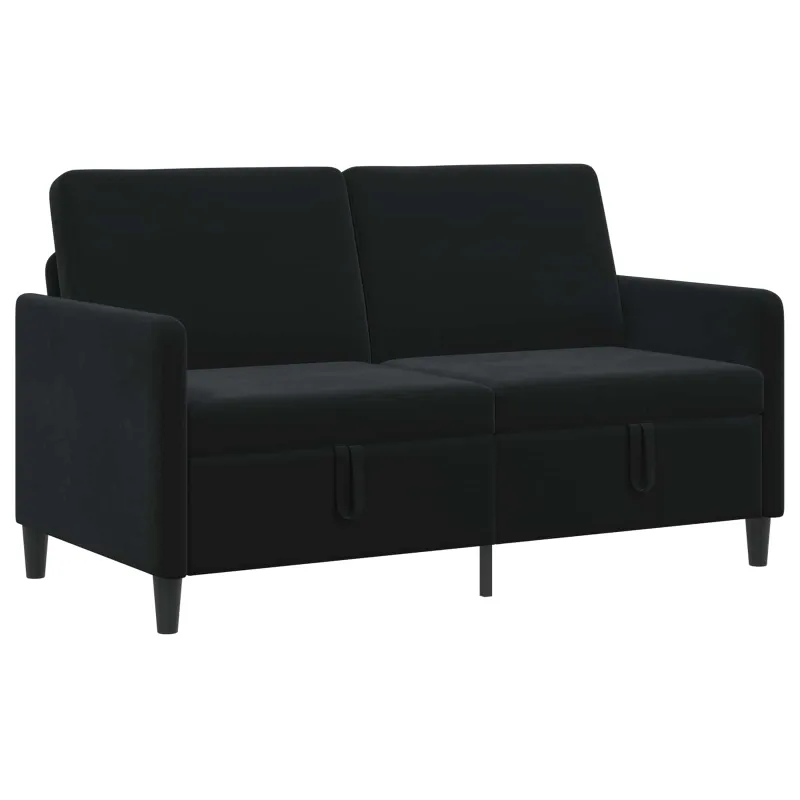 Sofa su saugojimo vieta Juoda 152 x 78 x 87 cm Poliesteris