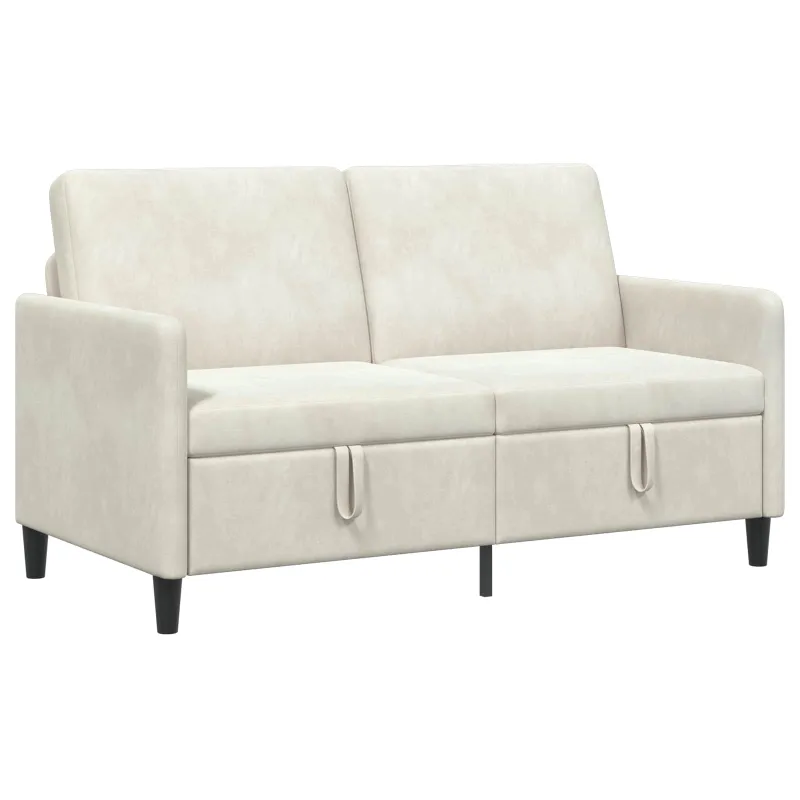 Sofa su saugojimo vieta Kreminė 152 x 78 x 87 cm Poliesteris