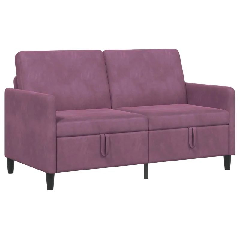 Sofa su saugojimo vieta Violetinė 152 x 78 x 87 cm Poliesteris