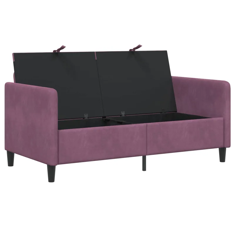 Sofa su saugojimo vieta Violetinė 152 x 78 x 87 cm Poliesteris