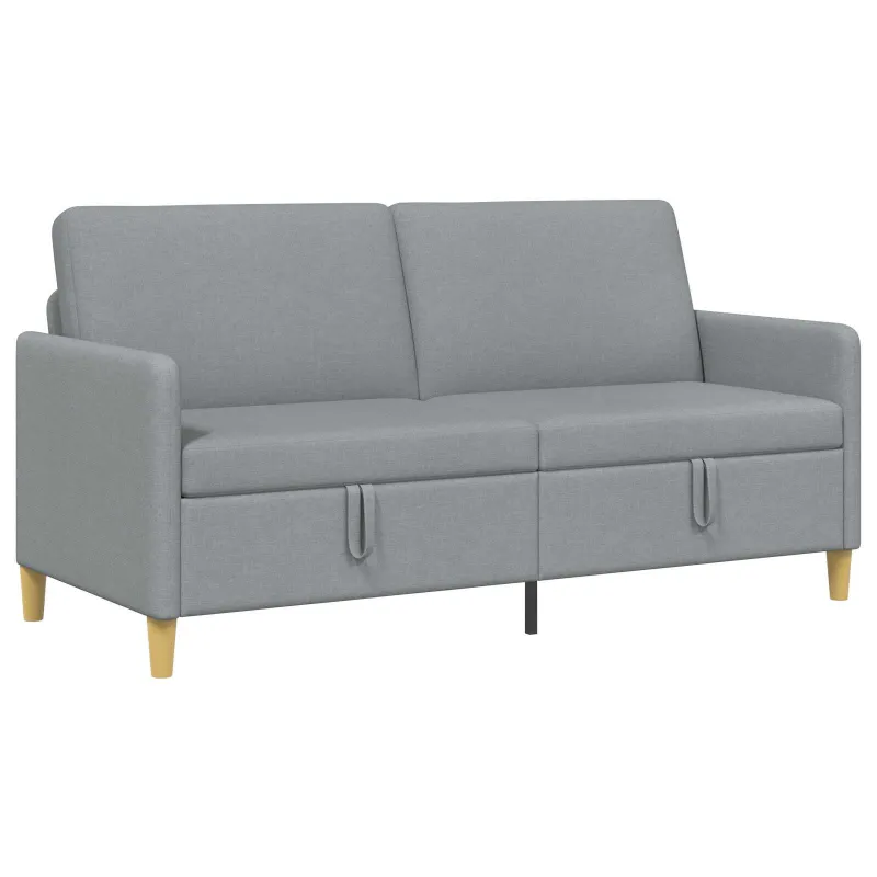 Sofa su saugojimo vieta Šviesiai pilka 172 x 78 x 87 cm