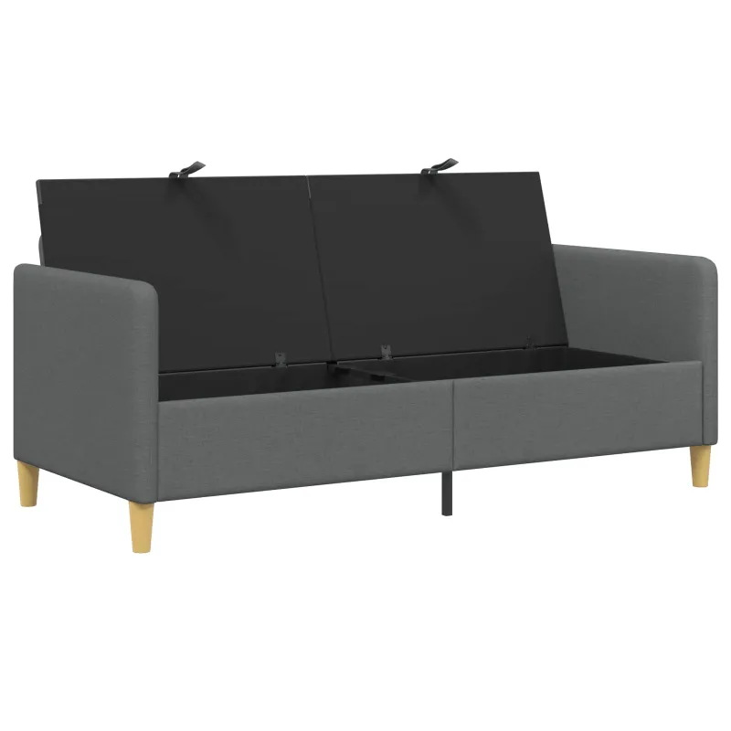 Sofa su saugojimo vieta Tamsiai pilka 172 x 78 x 87 cm