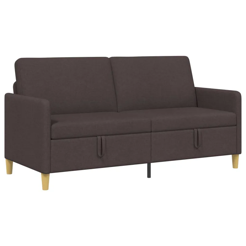 Sofa su saugojimo vieta Tamsiai rudas 172 x 78 x 87 cm