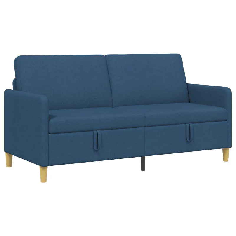 Sofa su saugojimo vieta Mėlyna 172 x 78 x 87 cm Poliesteris