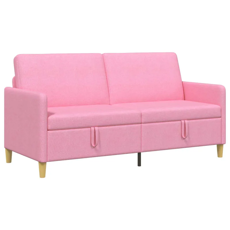 Sofa su saugojimo vieta Rožinė 172 x 78 x 87 cm Poliesteris