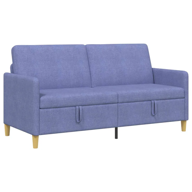 Sofa su saugojimo vieta Džinsinės mėlynos 172 x 78 x 87 cm