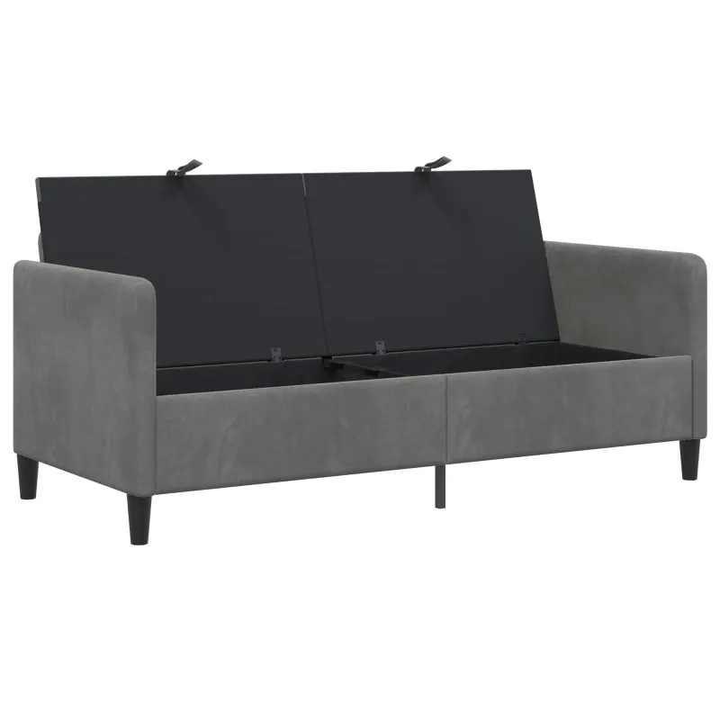 Sofa su saugojimo vieta Tamsiai pilka 172 x 78 x 87 cm