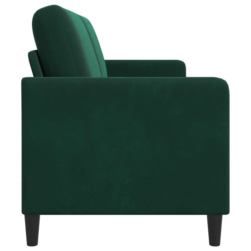 Sofa su saugojimo vieta Tamsiai žalia 172 x 78 x 87 cm