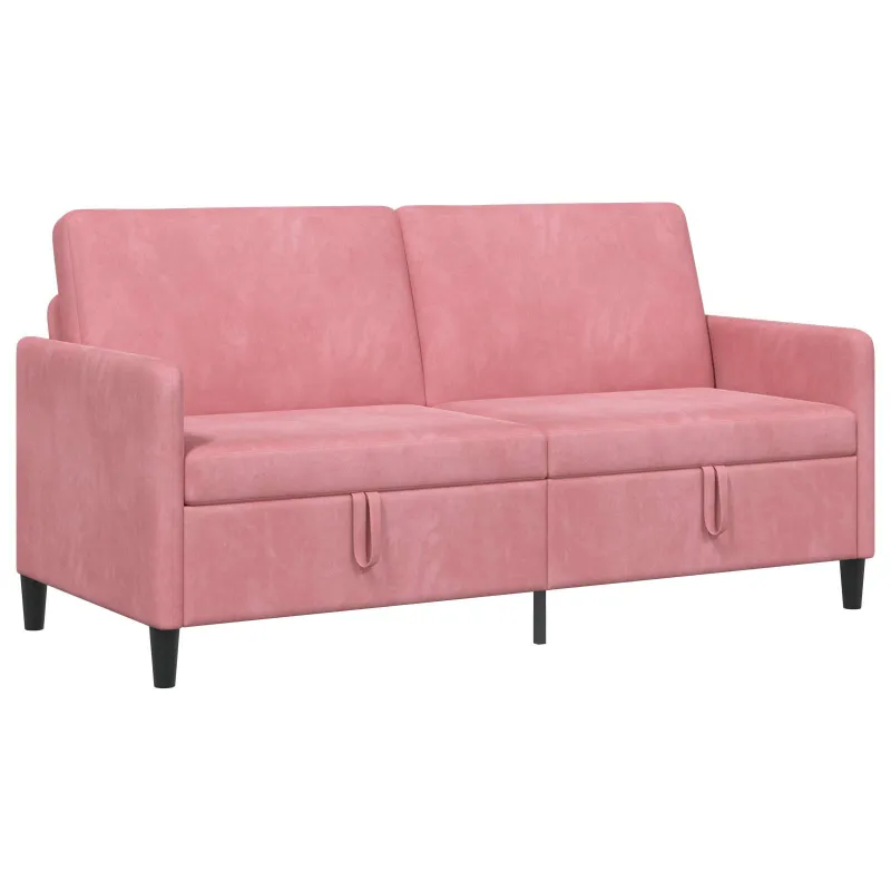 Sofa su saugojimo vieta Rožinė 172 x 78 x 87 cm Poliesteris