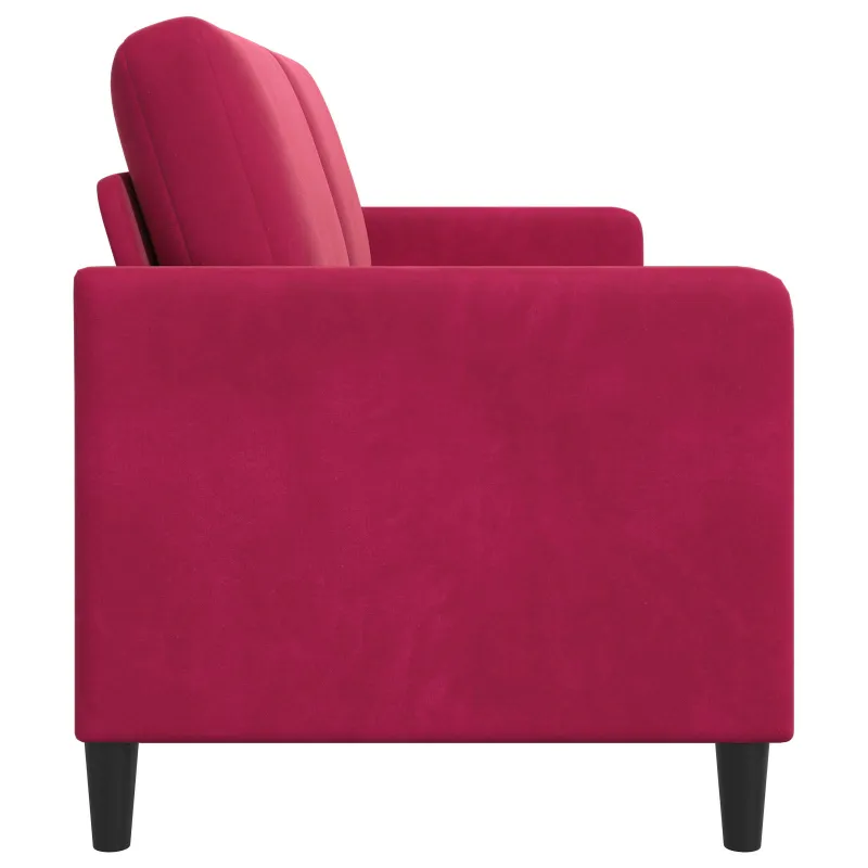 Sofa su saugojimo vieta Vyno raudona 172 x 78 x 87 cm