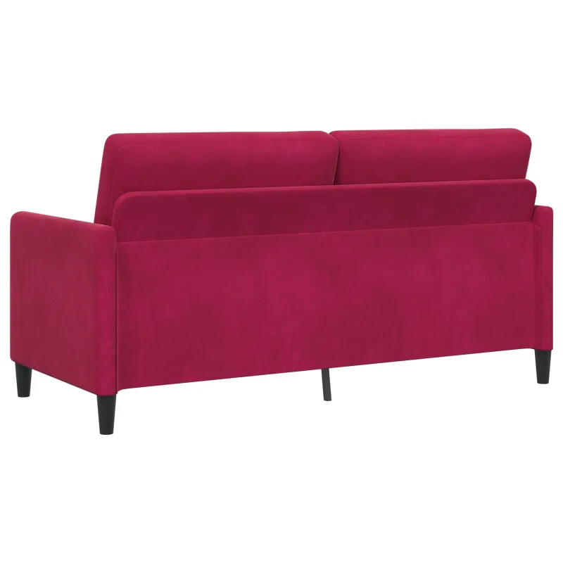 Sofa su saugojimo vieta Vyno raudona 172 x 78 x 87 cm