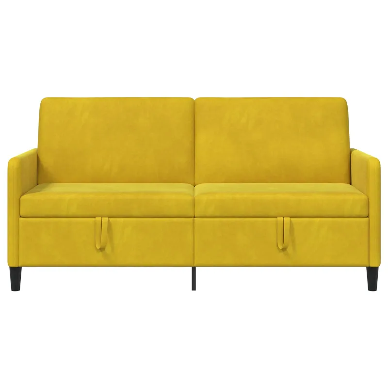 Sofa su saugojimo vieta Geltona 172 x 78 x 87 cm Poliesteris