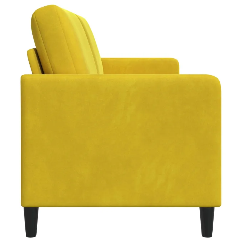 Sofa su saugojimo vieta Geltona 172 x 78 x 87 cm Poliesteris