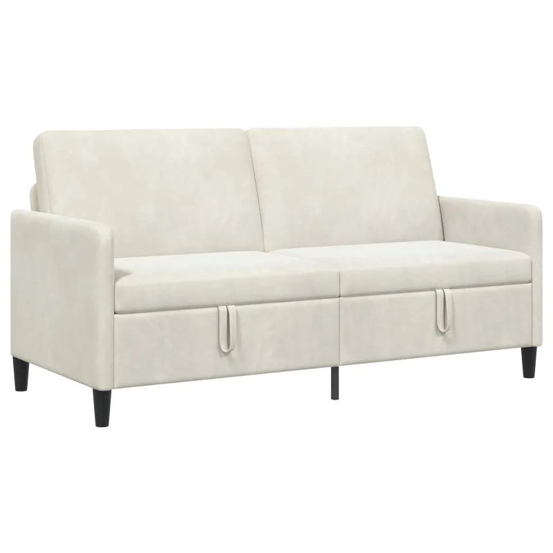 Sofa su saugojimo vieta Kreminė 172 x 78 x 87 cm Poliesteris