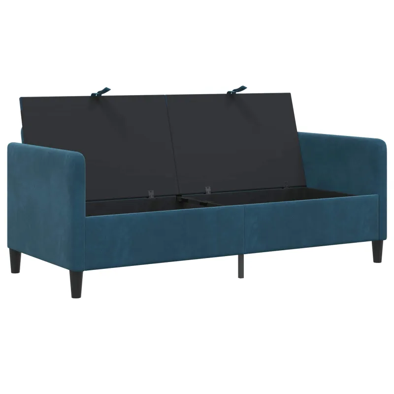 Sofa su saugojimo vieta Mėlyna 172 x 78 x 87 cm Poliesteris