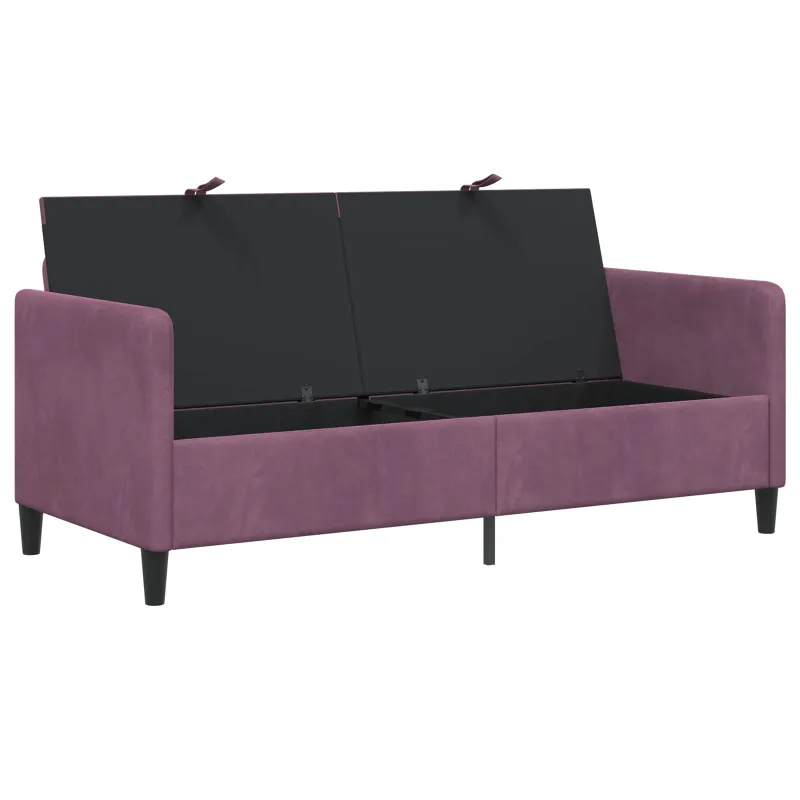 Sofa su saugojimo vieta Violetinė 172 x 78 x 87 cm Poliesteris