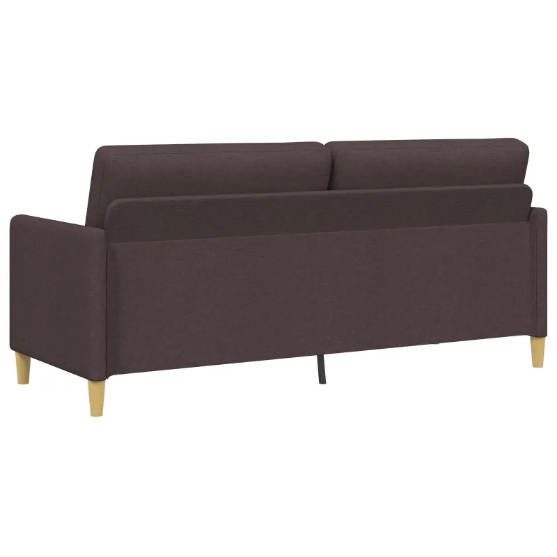 Sofa su saugojimo vieta Tamsiai rudas 192 x 78 x 87 cm