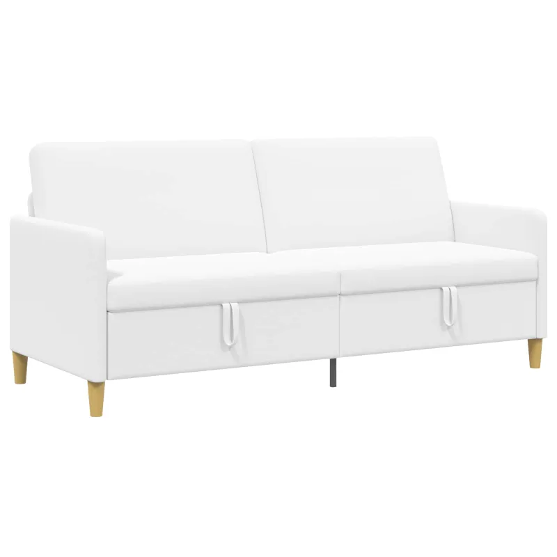 Sofa su saugojimo vieta Balta 192 x 78 x 87 cm Poliesteris