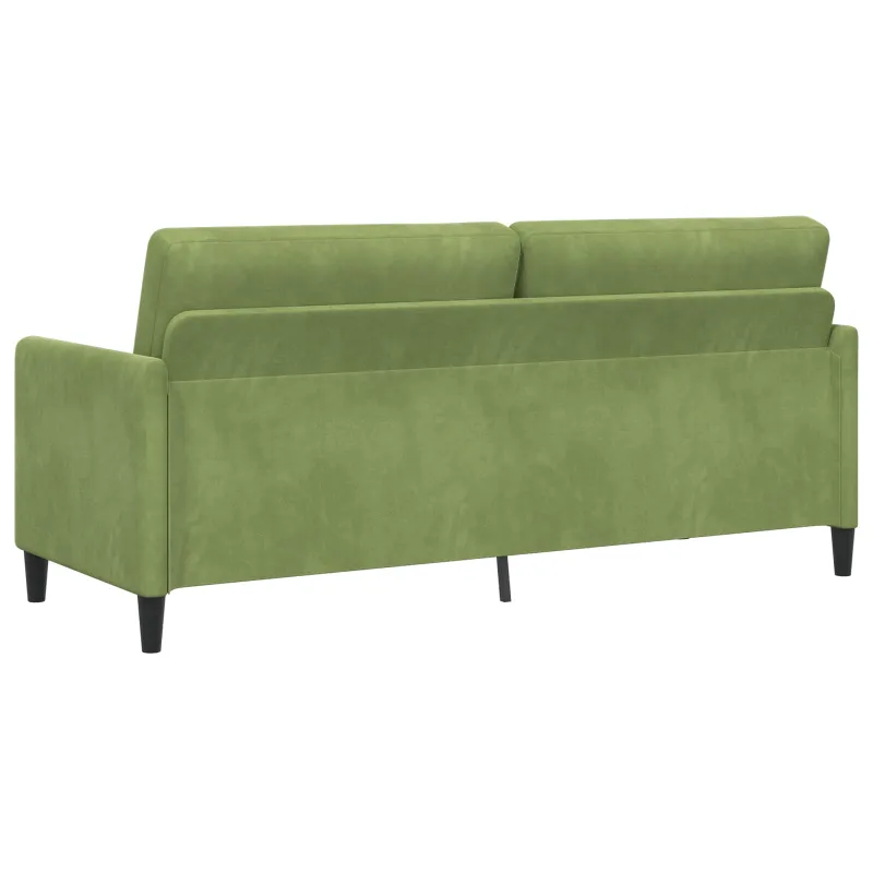 Sofa su saugojimo vieta Šviesiai žalia 192 x 78 x 87 cm