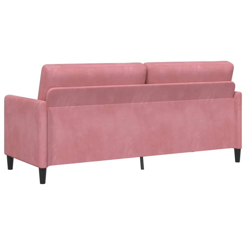 Sofa su saugojimo vieta Rožinė 192 x 78 x 87 cm Poliesteris