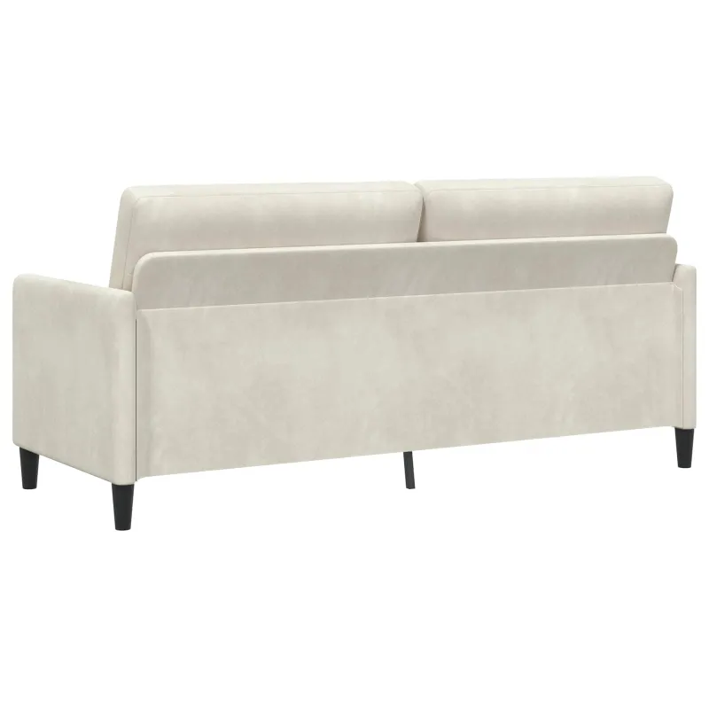Sofa su saugojimo vieta Kreminė 192 x 78 x 87 cm Poliesteris