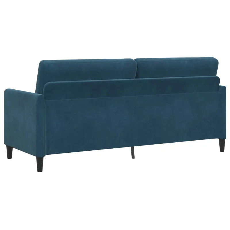 Sofa su saugojimo vieta Mėlyna 192 x 78 x 87 cm Poliesteris