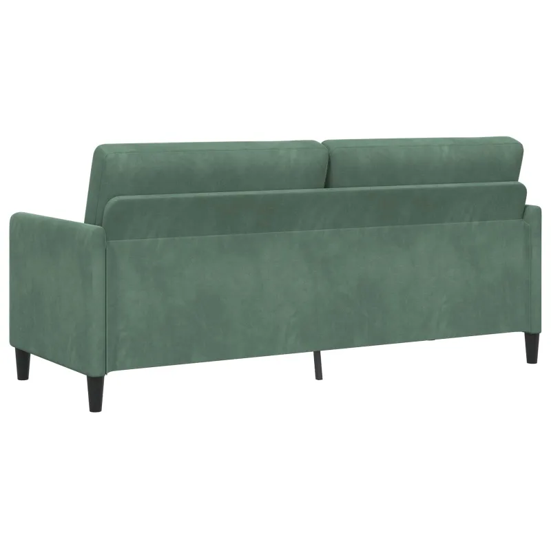 Sofa su saugojimo vieta Jūrinė žalia 192 x 78 x 87 cm