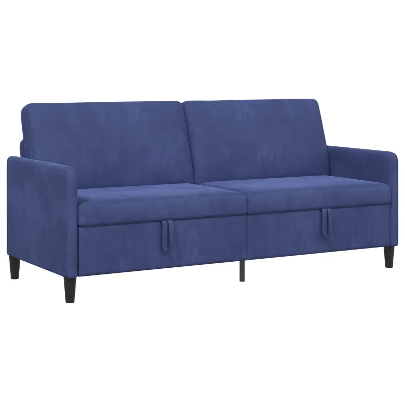 Sofa su saugojimo vieta Policijos mėlyna 192 x 78 x 87 cm