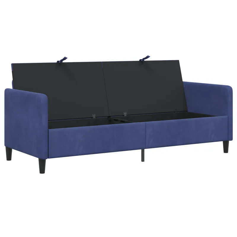 Sofa su saugojimo vieta Policijos mėlyna 192 x 78 x 87 cm