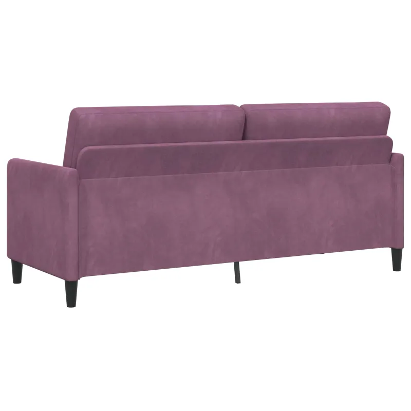 Sofa su saugojimo vieta Violetinė 192 x 78 x 87 cm Poliesteris