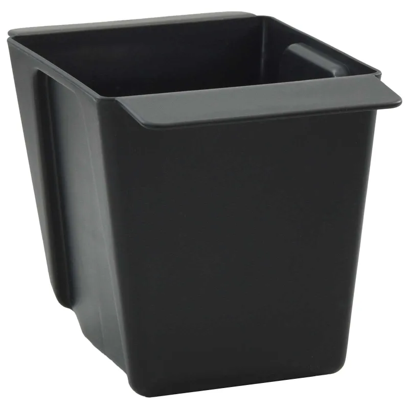 Gėlių dėžės Euro paletėms 12 pcs Juoda 14 x 9 x 9,5 cm