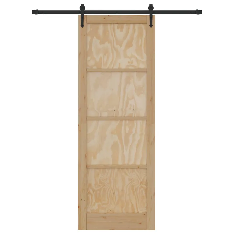 Slankios durys ORKDAL Natūrali ir juoda 83 x 232 cm