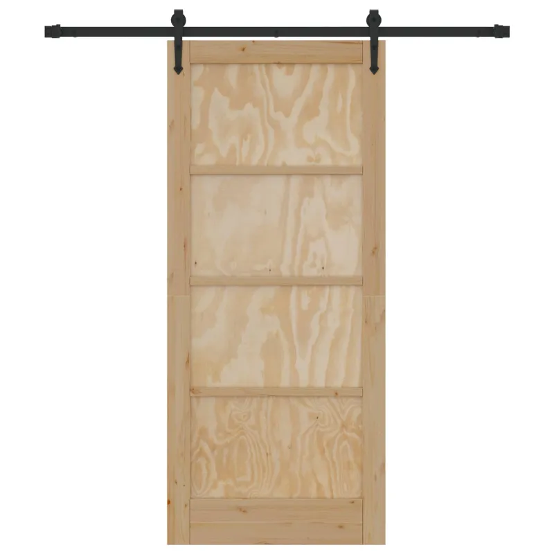 Slankios durys ORKDAL Natūrali ir juoda 86 x 198,5 cm