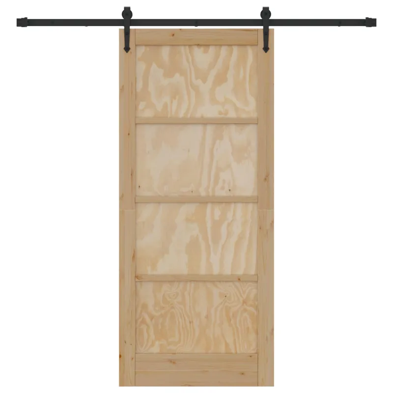 Slankios durys ORKDAL Natūrali ir juoda 86 x 198,5 cm