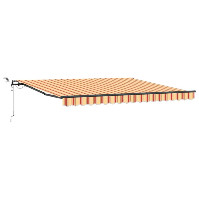 Skėtis Audinys Geltona ir Oranžinė 400 × 300 cm Poliesteris