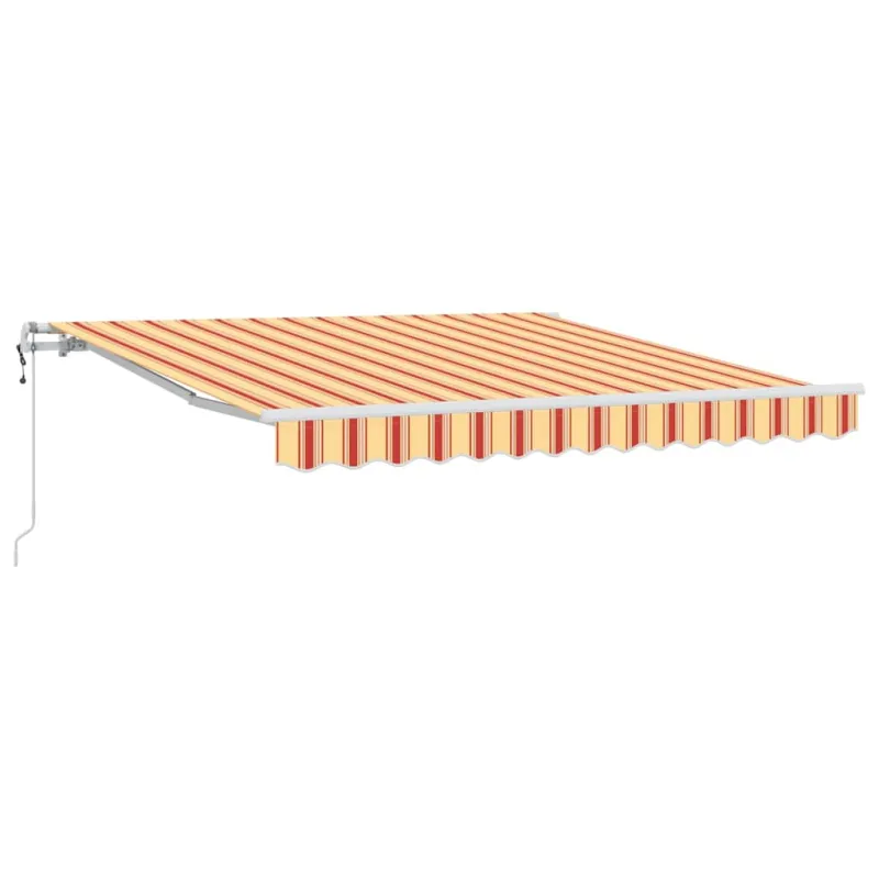 Elektrinė ištraukiama pavėsinė Geltona ir Oranžinė 300 x 250 cm