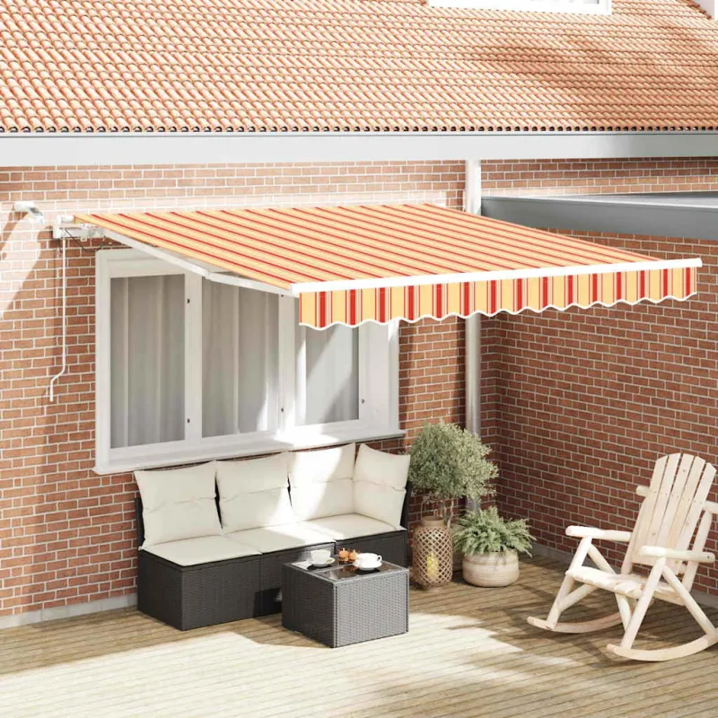 Ištraukiama markizė Geltona ir Oranžinė 300 x 250 cm