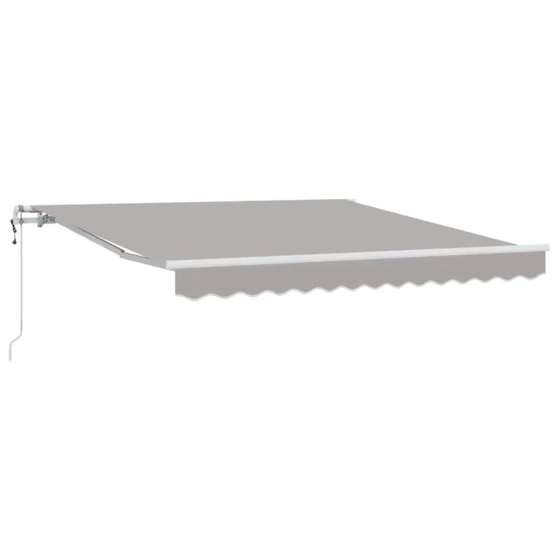 Elektrinė ištraukiama pavėsinė Šviesiai pilka 350 x 250 cm